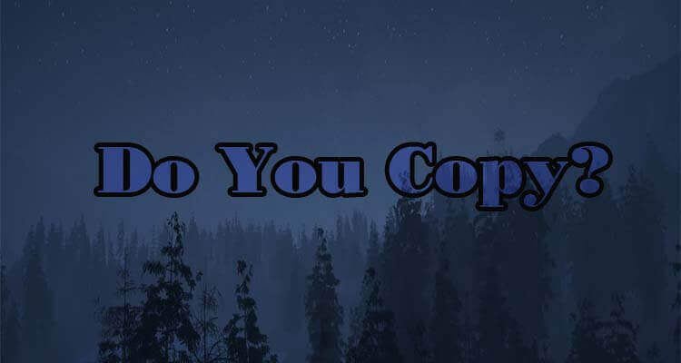 Do You Copy?