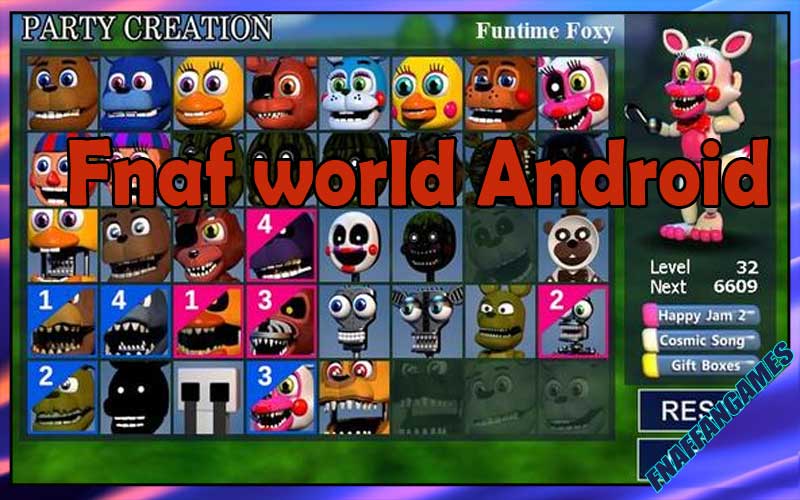 Fnaf world Android
