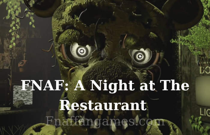 FNAF: A Night at The Restaurant Screenshot
